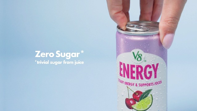 Amazon.com : V8 Energy Zero Sugar Cherry Lime Energy Drink 8 fl